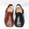 Handmade Premium Leather Charsadda Chappal– Authentic Handcrafted Tan Leather Sandals