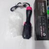 One Step Hair Dryer and Styler – Professional 1200W Hot Air Brush with Heavy-Duty Power Cord & Plug for All Hair Types