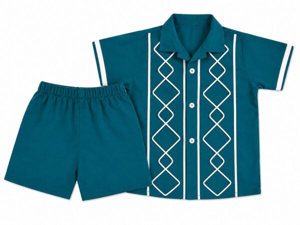 Teal Designer Kids Co-Ord Set