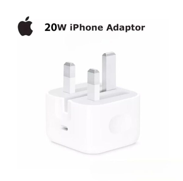 Apple 20W USB-C Power Adapter Fast Charging Wall Charger for iPhone, iPad & USB-C Devices