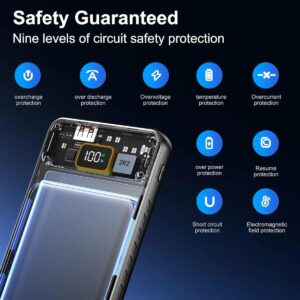 10000Mah Power Bank Slim Portable Charger Pd 22.5W Fast Charging 5V 3A Usb-C