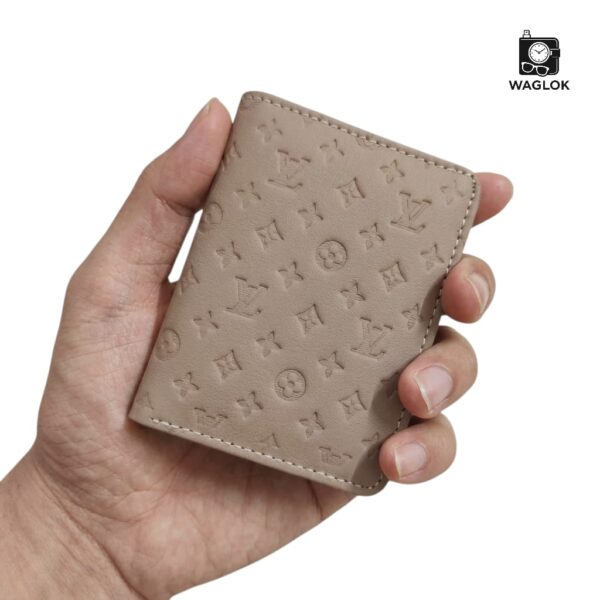 WhatsApp Image 2026-06-21 at 04.09.29 Designer Monogram Leather Wallet – Compact Bifold Wallet with Card Slots & Cash Pocket | Slim Everyday Wallet