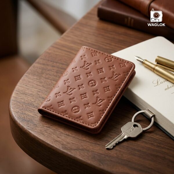 WhatsApp Image 2026-06-21 at 04.09.30 (2) Designer Monogram Leather Wallet – Compact Bifold Wallet with Card Slots & Cash Pocket | Slim Everyday Wallet