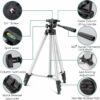 WhatsApp Image 2026-06-21 at 04.27.19 (2) Pack Of 03 3.5 Feet Adjustable Tripod Stand for Mobile Phones and Cameras with Mobile Holder,