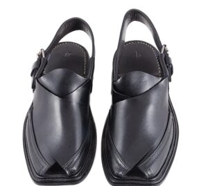 Handmade Premium Leather Charsadda Chappal– Authentic Handcrafted Tan Leather Sandals