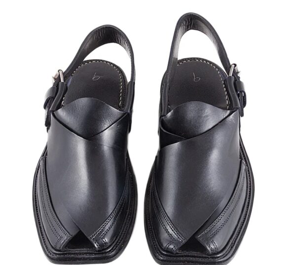 Handmade Premium Leather Charsadda Chappal– Authentic Handcrafted Tan Leather Sandals