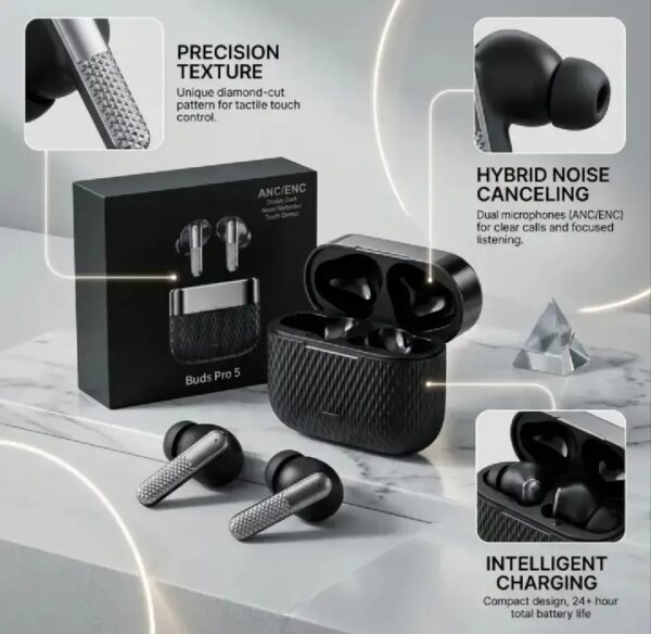WhatsApp Image 2026-07-20 at 16.08.05 🎧 Buds Pro 5 Wireless Bluetooth Earbud